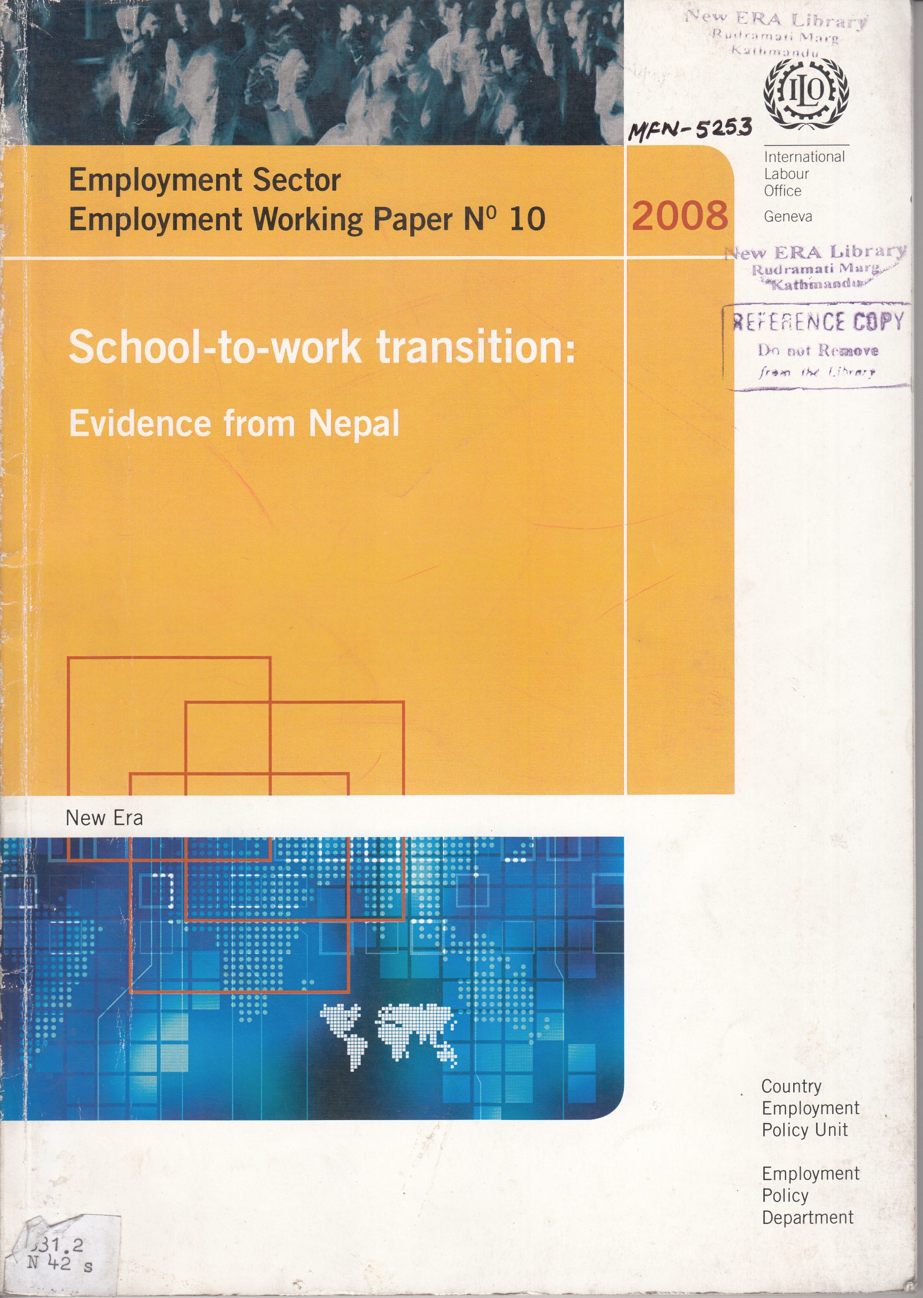 School-to-work Transition Survey (SWTS) Among Youth in Nepal