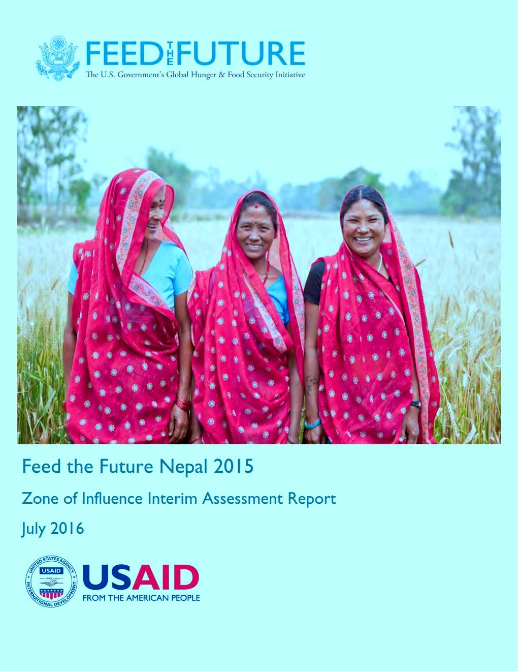 Feed the Future Nepal 2015 – Zone of Influence Interim Assessment Report