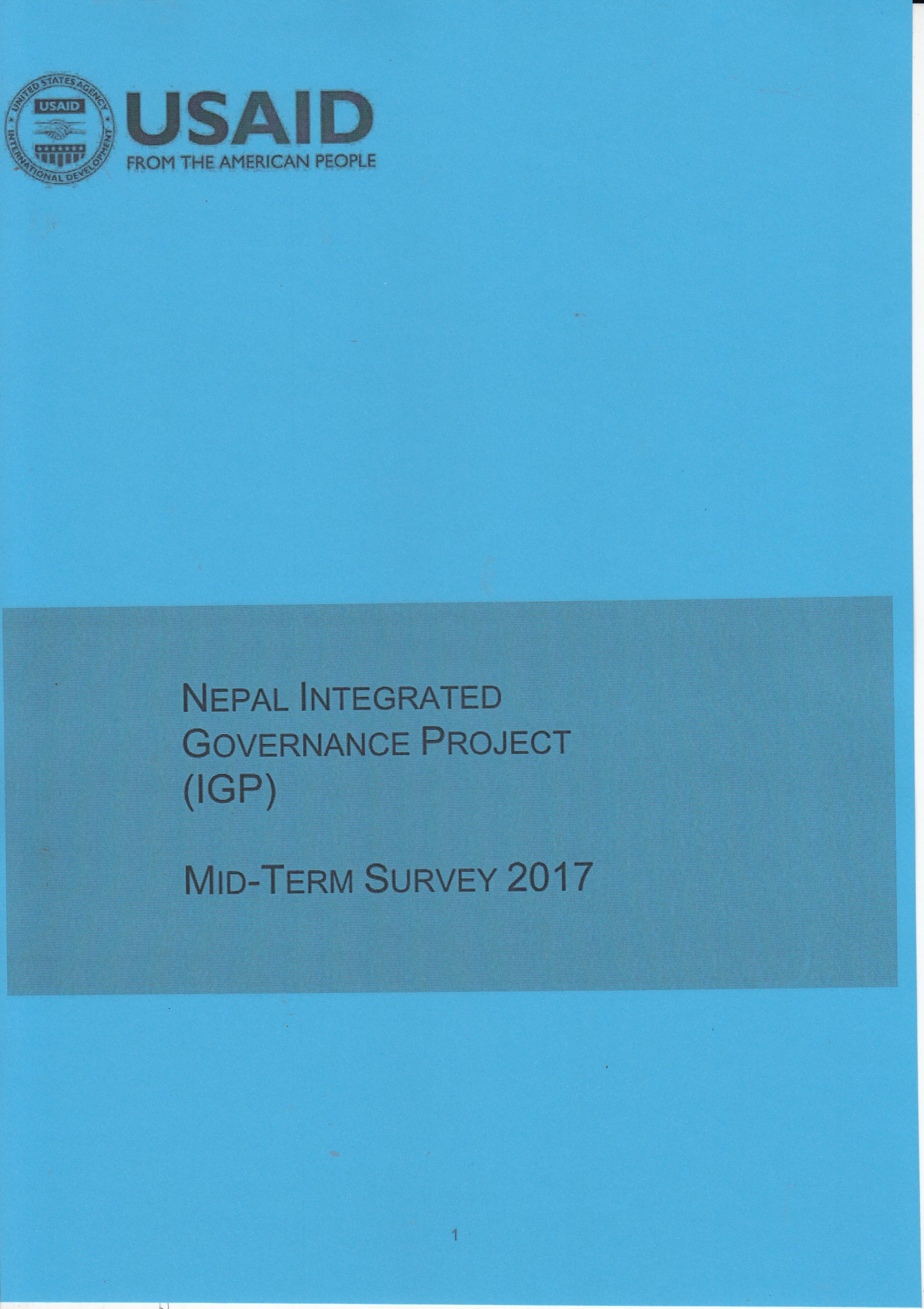 Nepal Knowledge Attitude and Practice (KAP) Survey – Baseline Analysis Report 2018