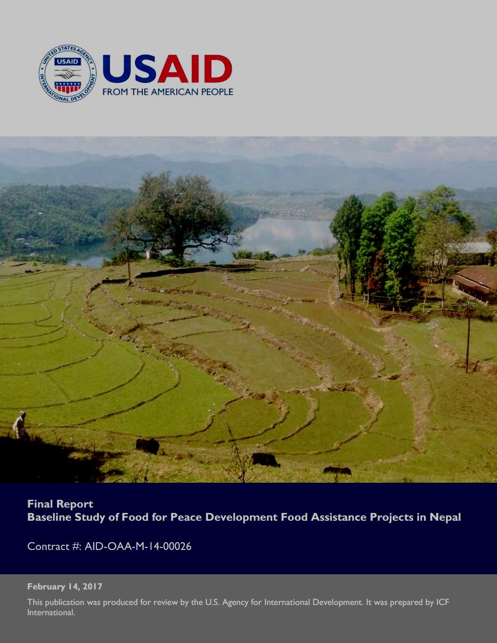 Baseline Study of Food for Peace Development Food Assistance Projects in Nepal
