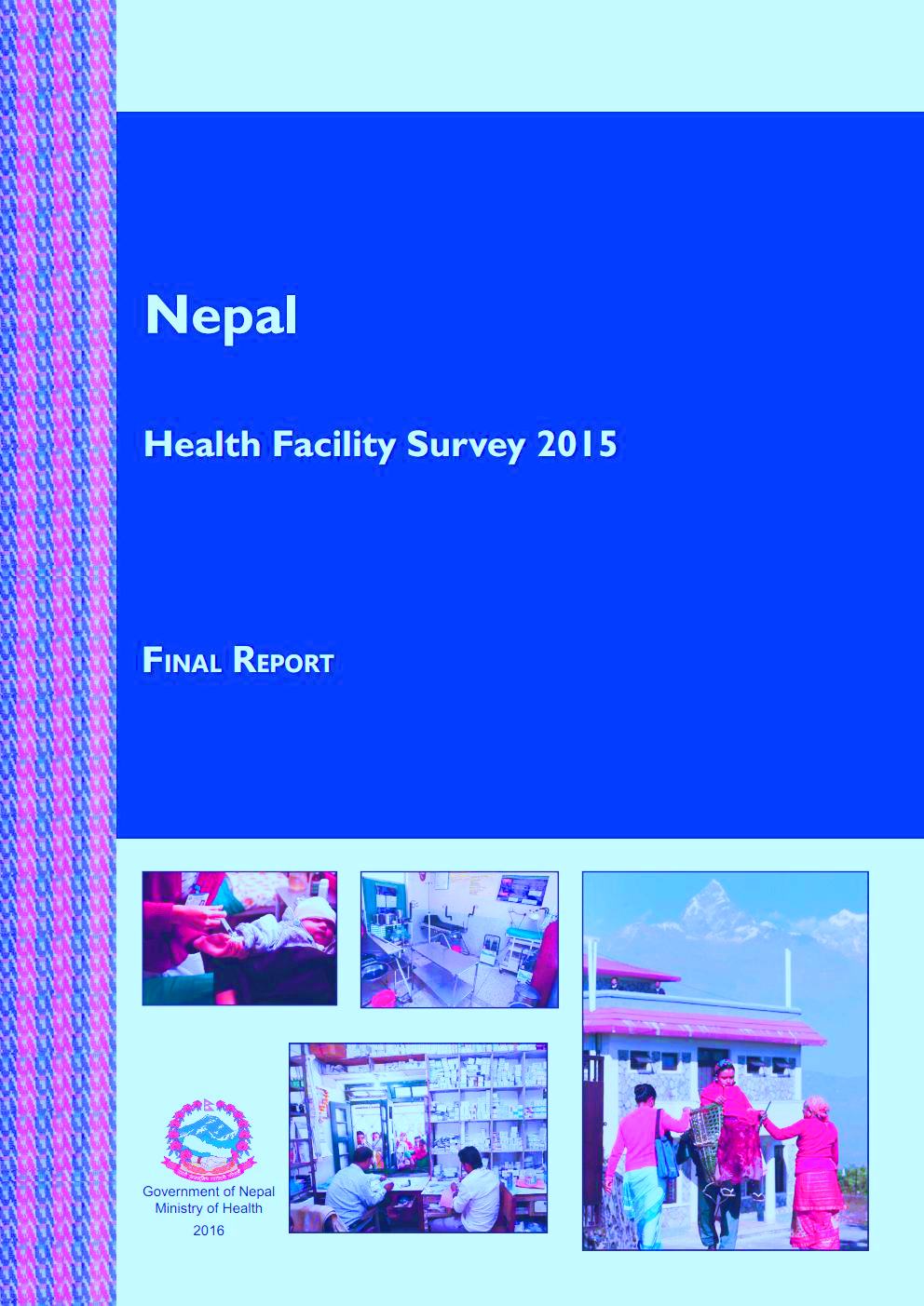 Nepal Health Facility Survey 2015
